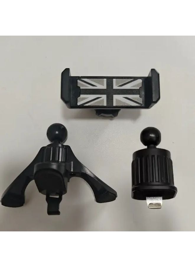 Red Blue ABS Dashboard Phone Stand For MINI Cooper 2014 Models With 360 Rotation Slip Grip One Hand Installation - Image 4